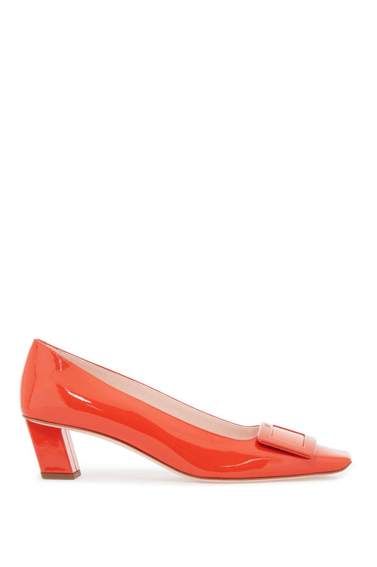 Patent Leather Belle Viver 45 Pumps  - Red