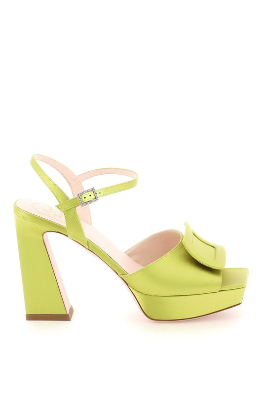 Satin Sandals  - Verde