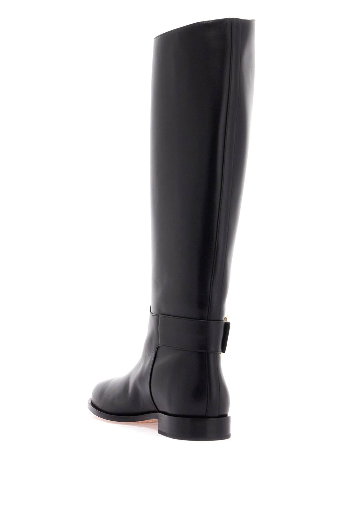 "très Vivier Leather Boots  - Black