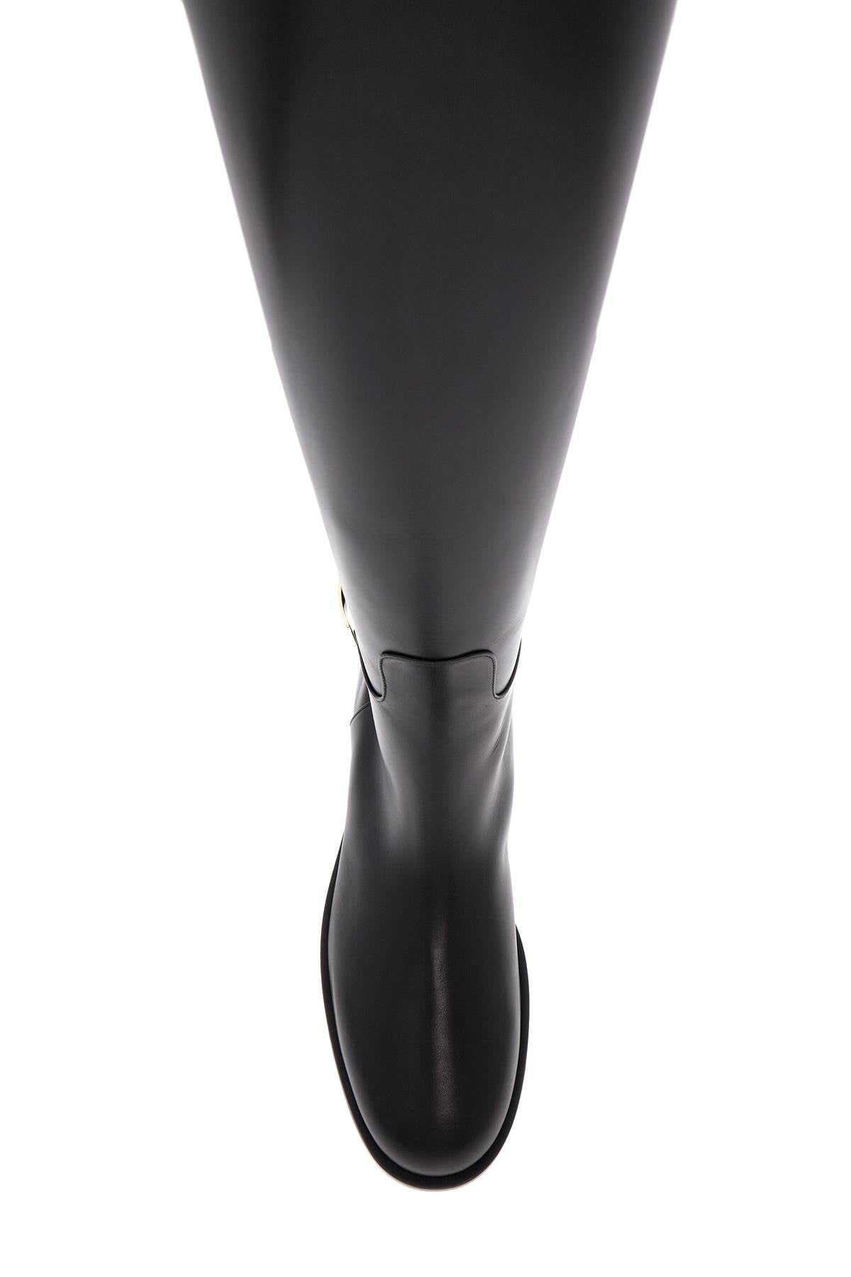 "très Vivier Leather Boots  - Black