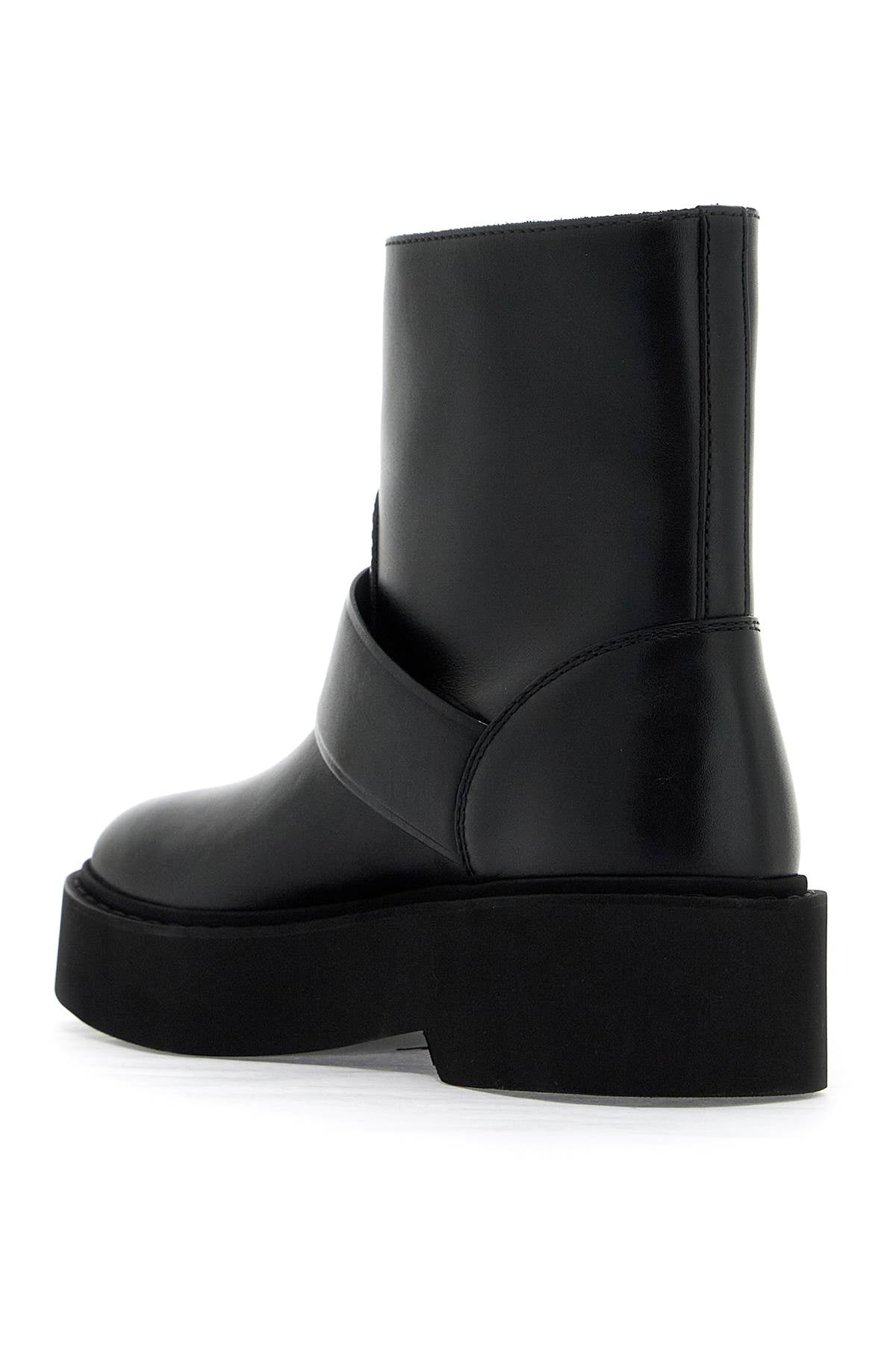 "viv' Platform Rangers Ankle  - Black