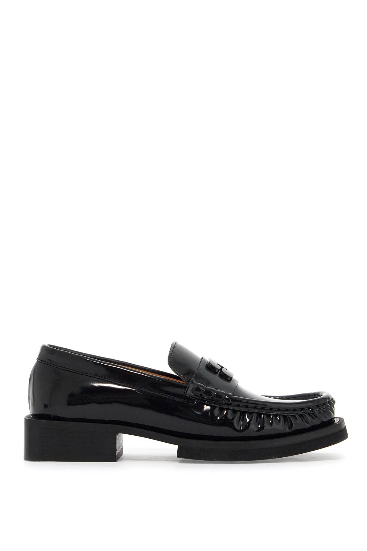 Butterfly Logo Loafers  - Nero