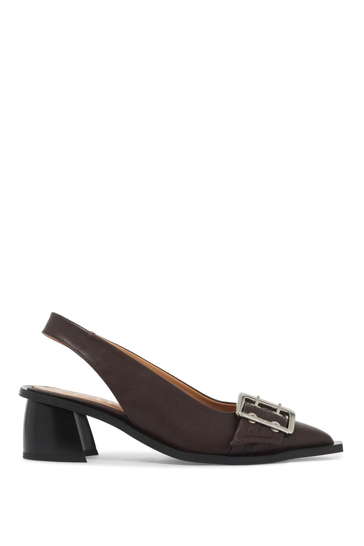 Slingback Decollet  - Brown