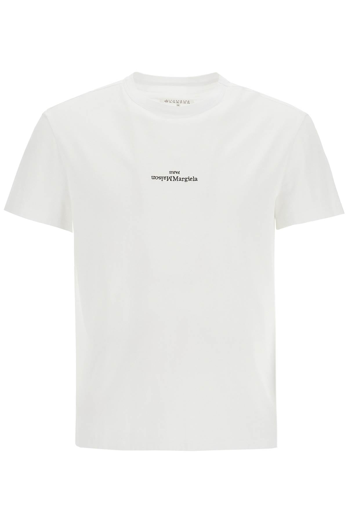 "reverse Logo T-shirt With  - White