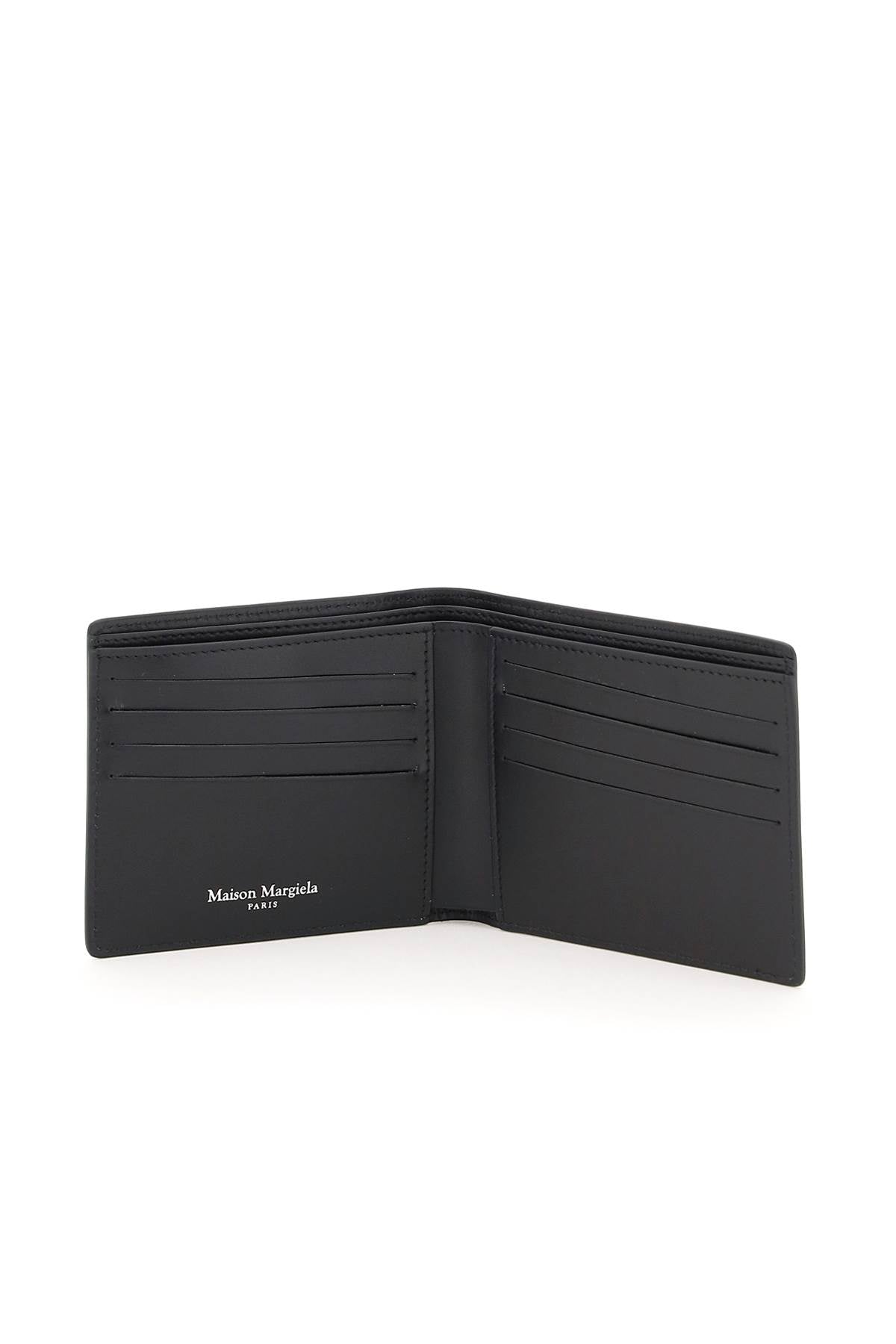 Four Stitches Bifold Wallet  - Black