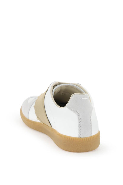 Replica Sneakers With Elastic Band  - White