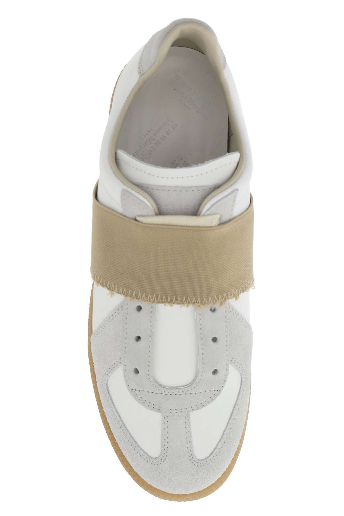 Replica Sneakers With Elastic Band  - White