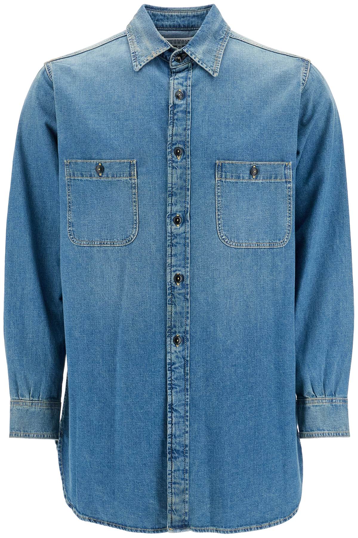 Lightweight Denim Shirt  - Blue