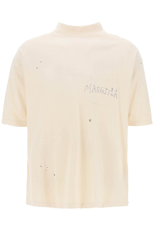 Handwritten Logo T-shirt With Written Text  - Neutro