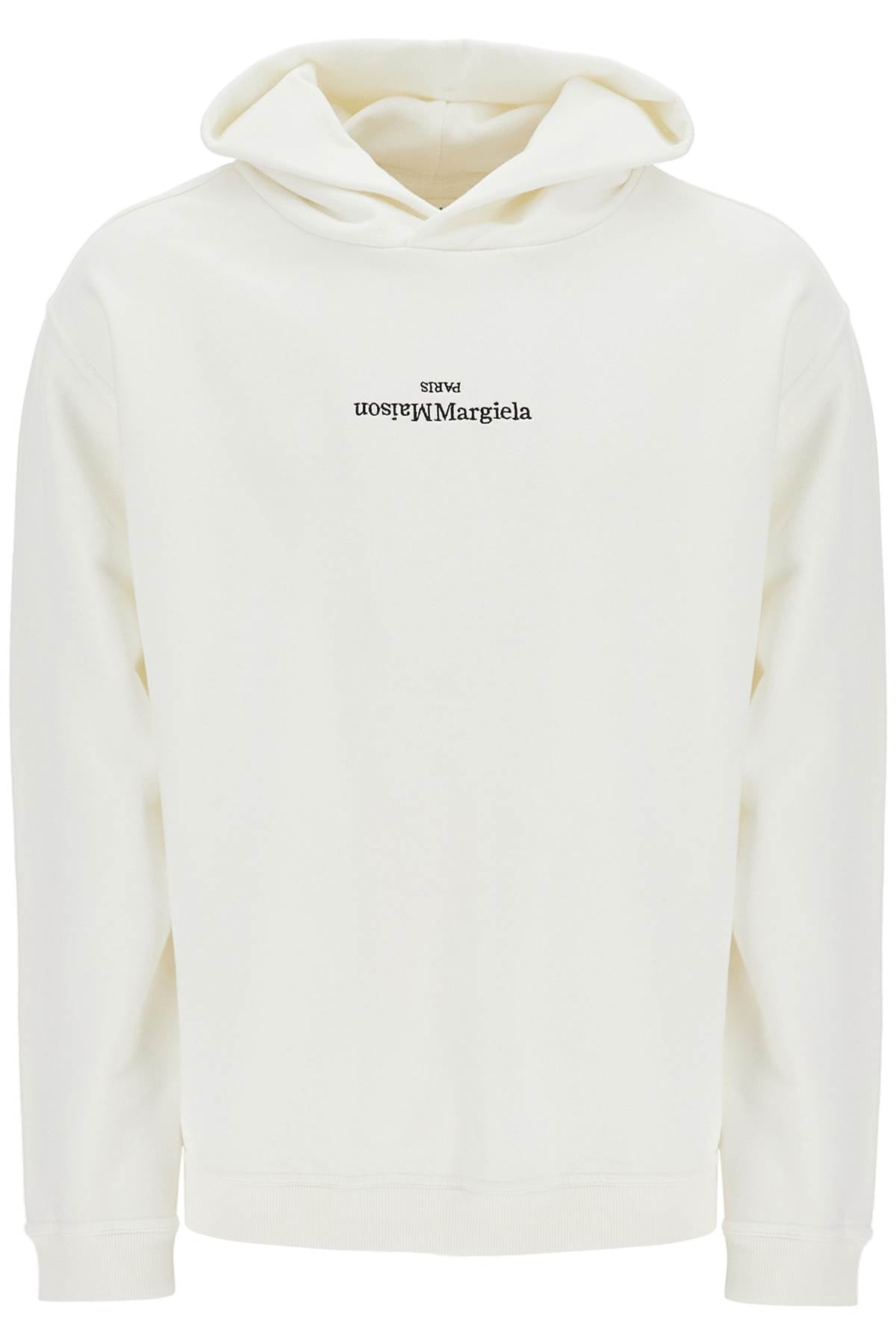 'sweatshirt With Reversed Logo  - White