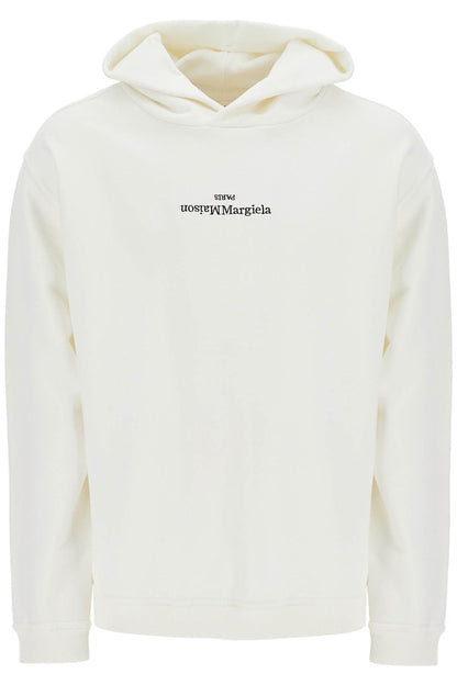 'sweatshirt With Reversed Logo  - White