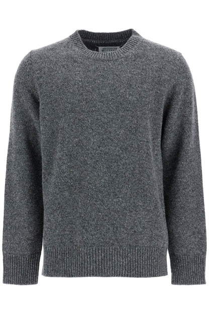 Shetland Wool Pullover  - Grey