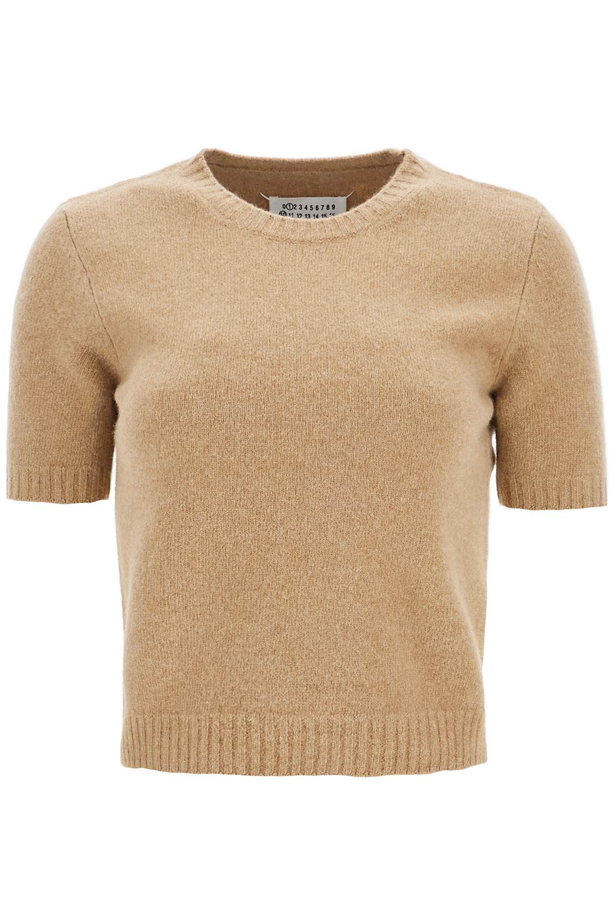 Wool Crewneck Sweater  - Beige