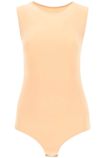 Second Skin Sleeveless Lycra Bodysuit  - Beige