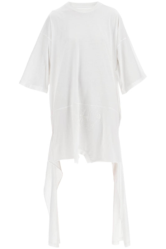 Deconstructed Mini Dress  - White