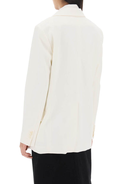 Trompe L'oeil Layered Blazer  - Bianco