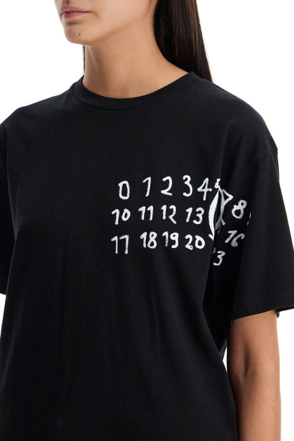 Numeric Logo T-shirt  - Black