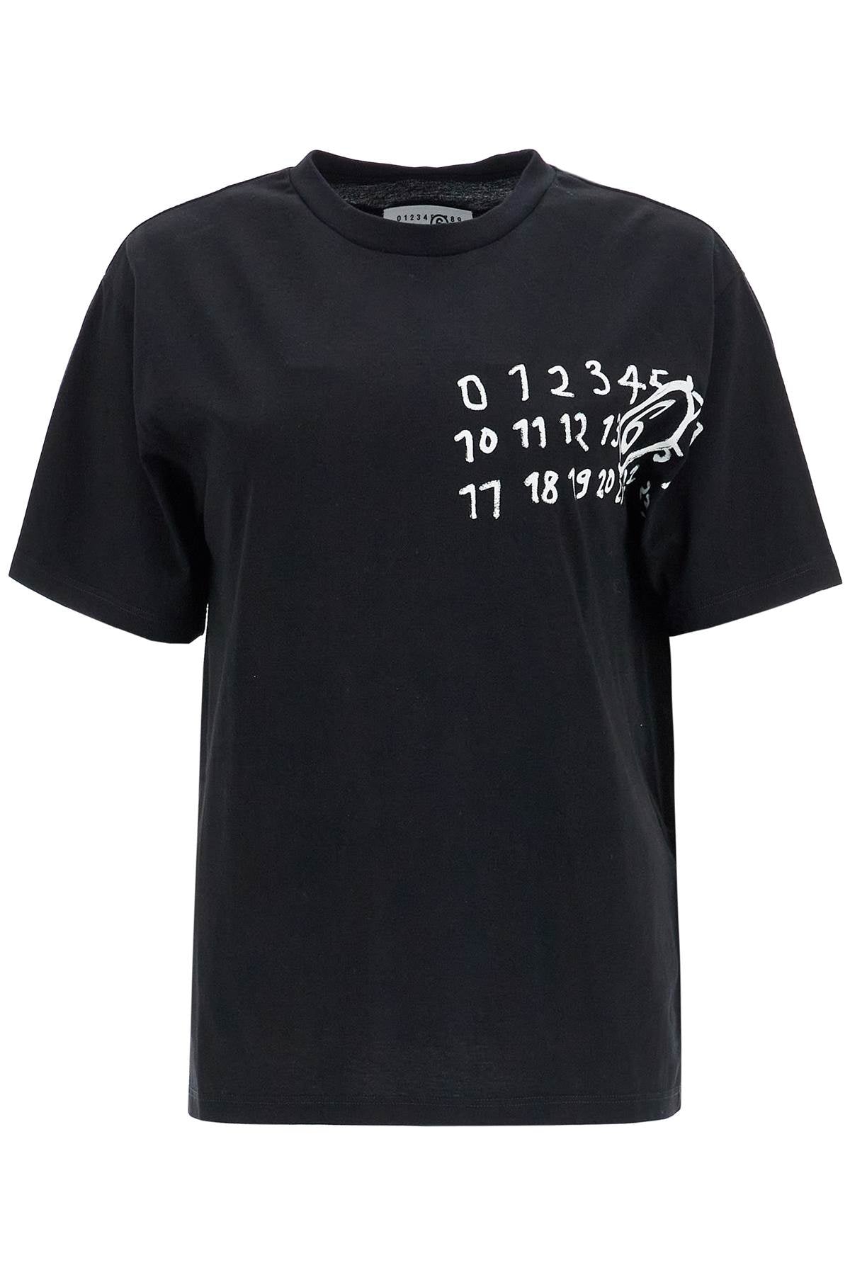 Numeric Logo T-shirt  - Black