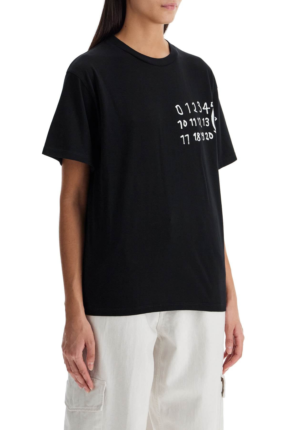 Numeric Logo T-shirt  - Black