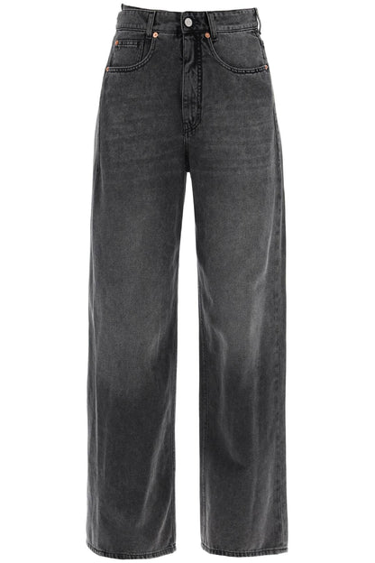 Hybrid Panel Jeans With Seven  - Black