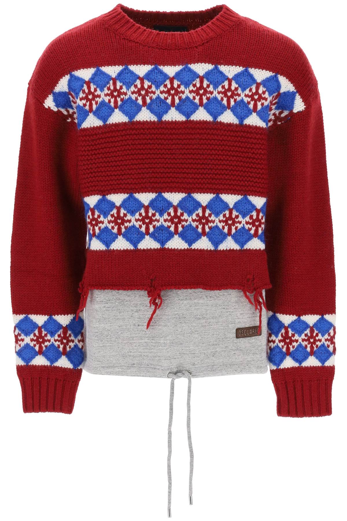 Canadian Hybrid Sweater  - Rosso