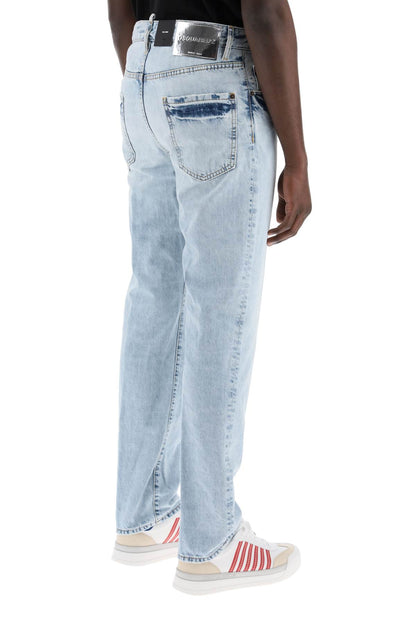 Light Wash Palm Beach Jeans With 642  - Blue