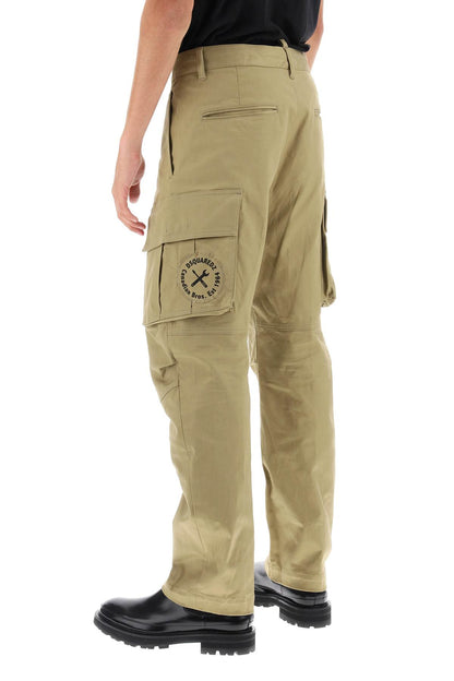 Regular Fit Cargo Pants  - Beige