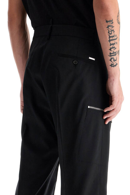 Tapered One Pleat  - Black