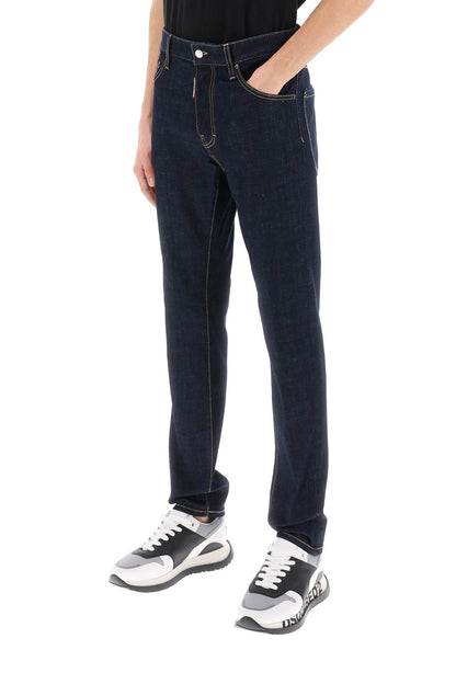 Cool Guy Jeans In Dark Rinse Wash  - Blue