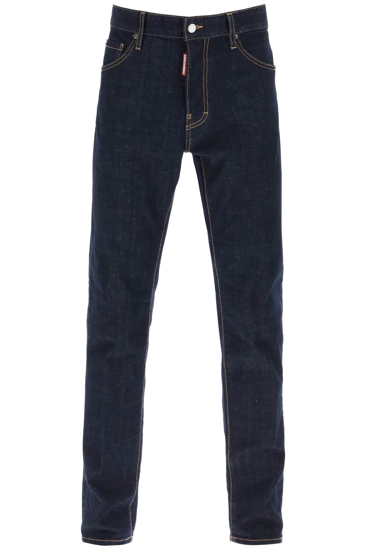 Cool Guy Jeans In Dark Rinse Wash  - Blue