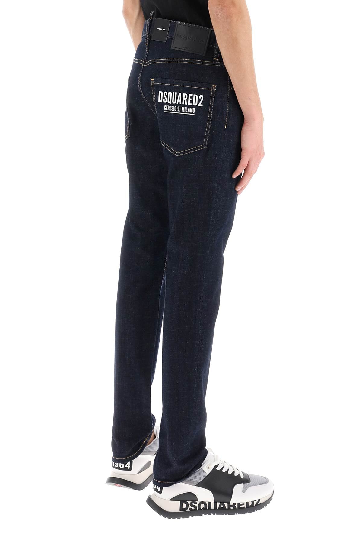 Cool Guy Jeans In Dark Rinse Wash  - Blue