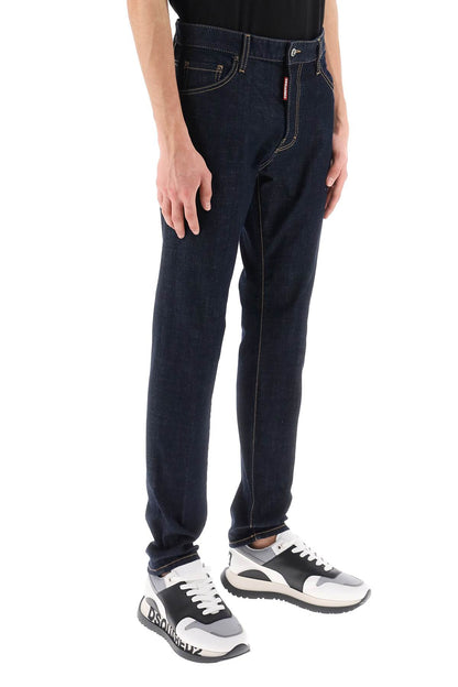 Cool Guy Jeans In Dark Rinse Wash  - Blue