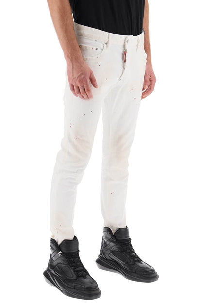 Skater Jeans  - Bianco