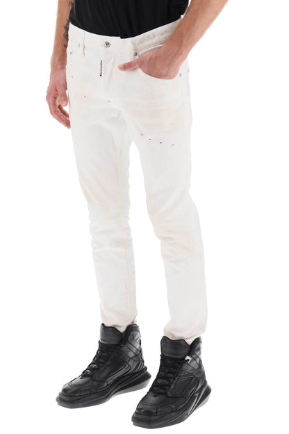 Skater Jeans  - Bianco