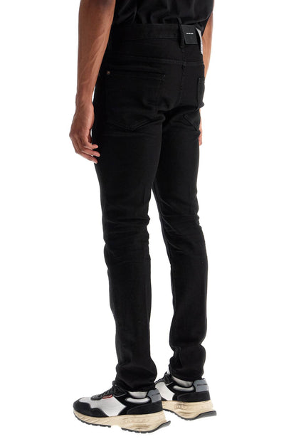 Cool Guy Black Cotton Jeans  - Black