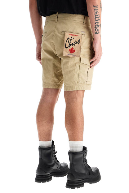 Sexy Cargo Bermuda Shorts For  - Beige