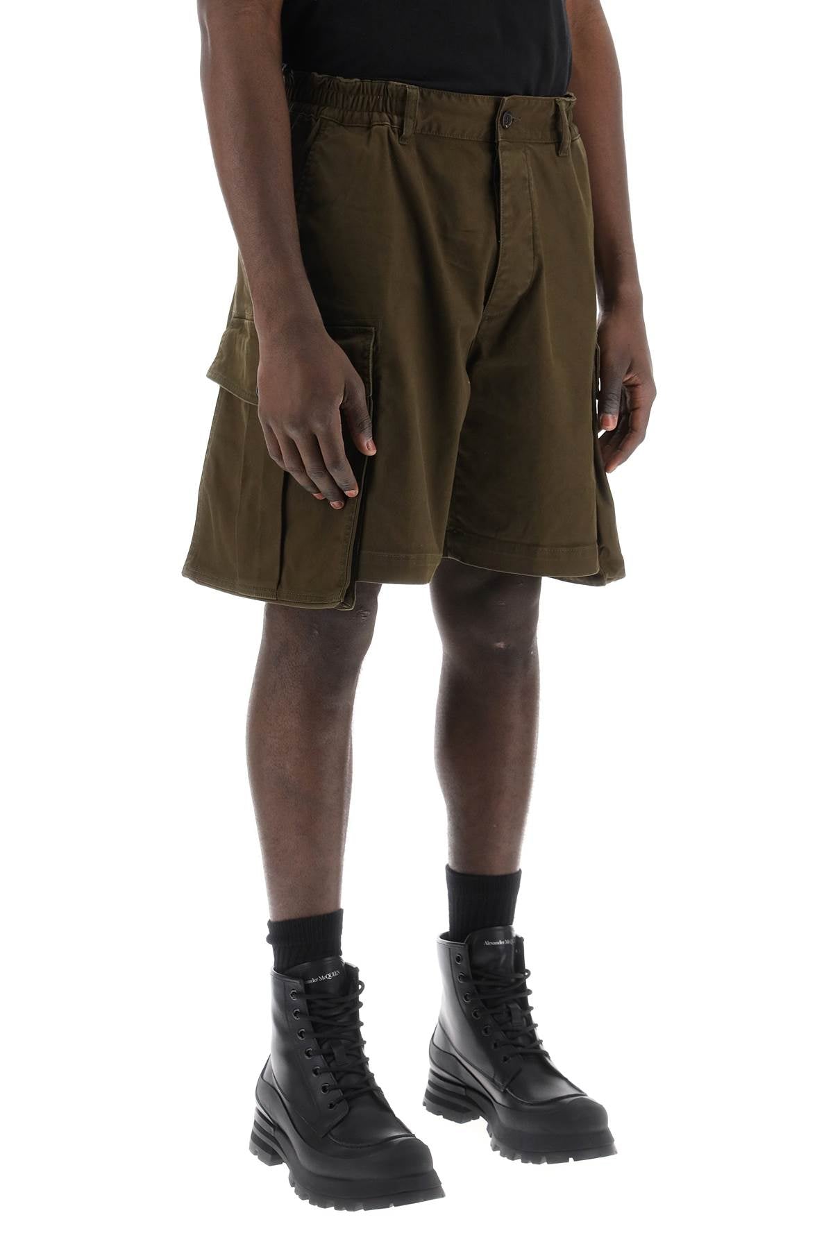 "urban 64 Cargo Bermuda  - Khaki