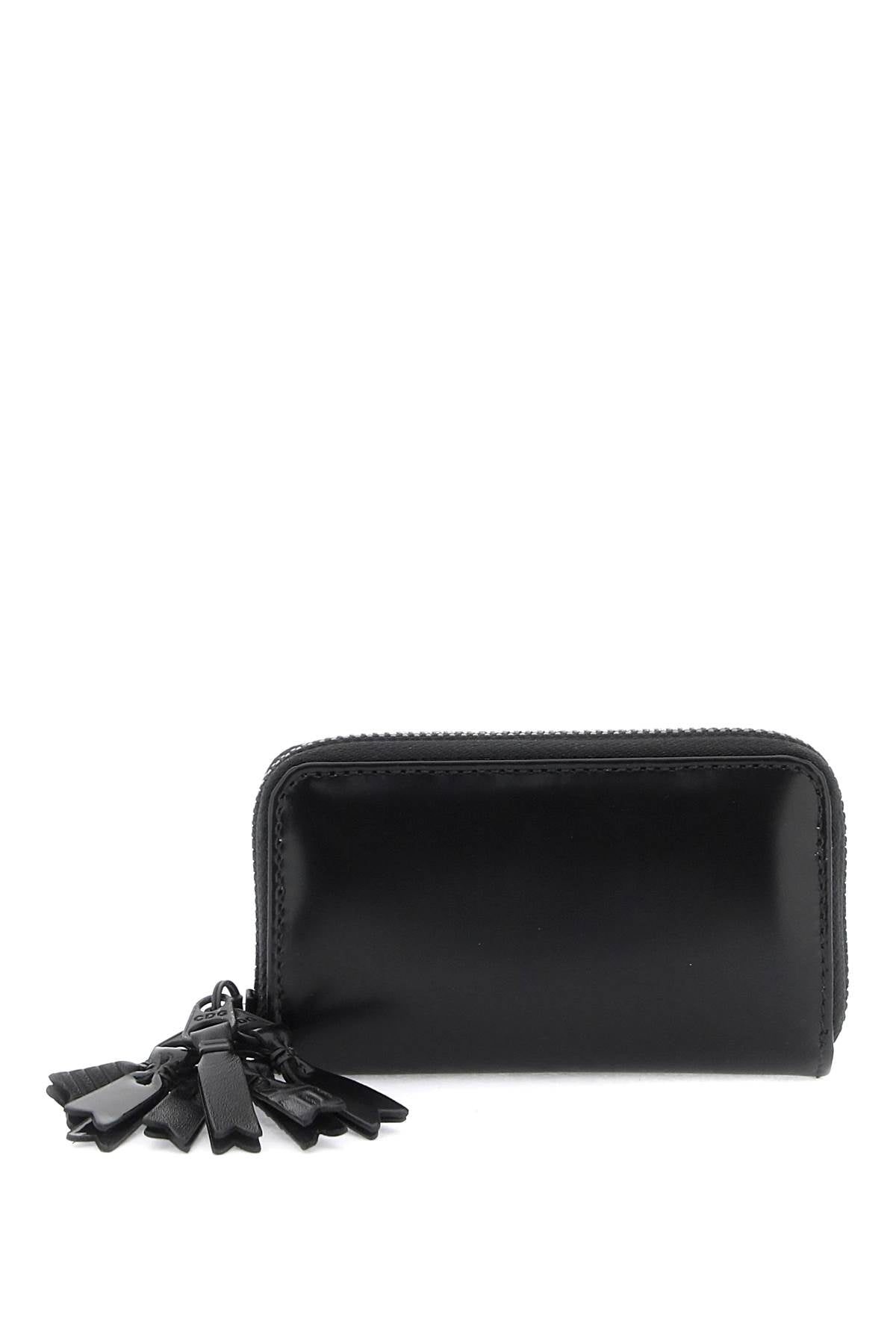 Mini Multi-zip Wallet With  - Black