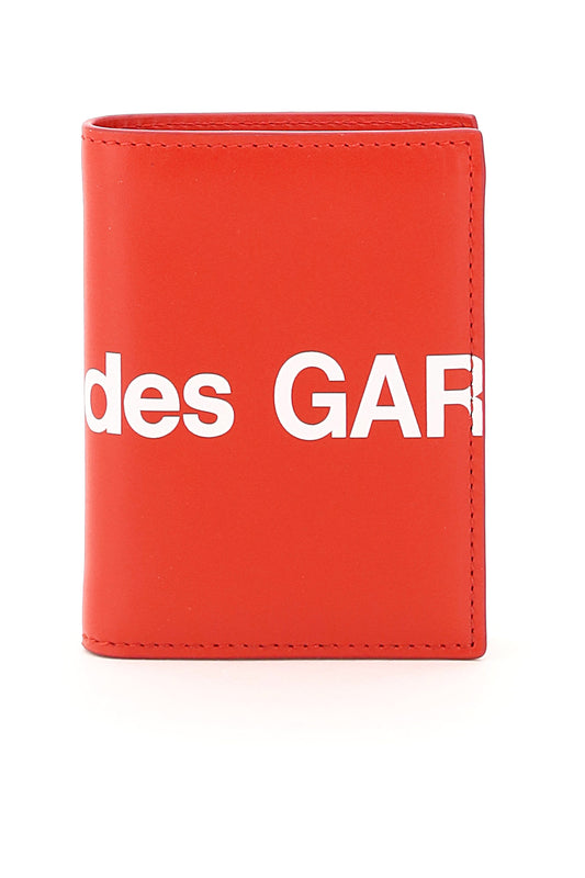 Small Bifold Wallet With Huge Logo  - Red