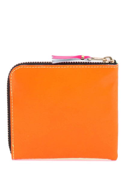 Super Fluo Small Bifold Wallet  - Fuchsia