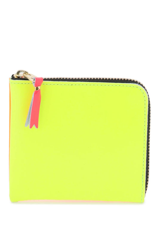 Super Fluo Small Bifold Wallet  - Fuchsia