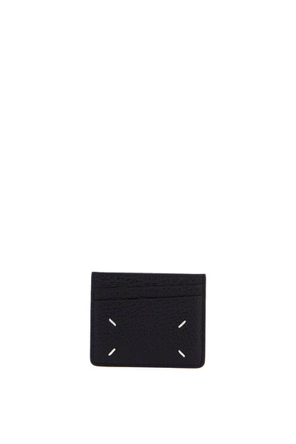 Four Stitches Card Holder  - Black