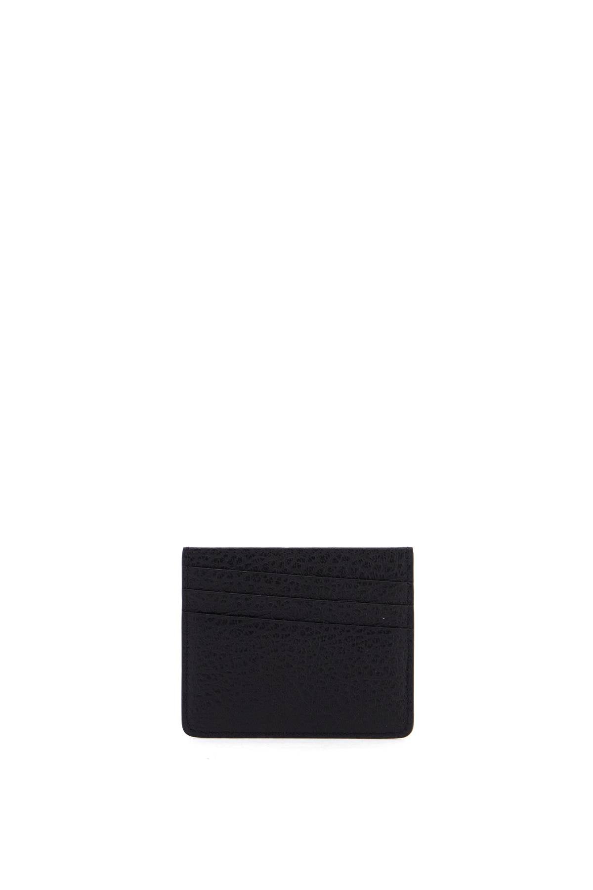 Four Stitches Card Holder  - Black