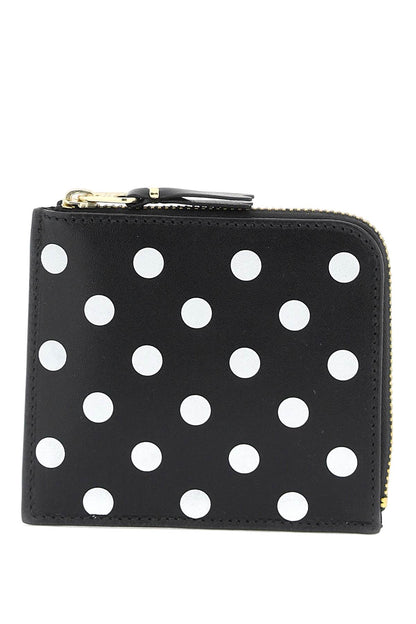 Polka Dots Wallet  - White