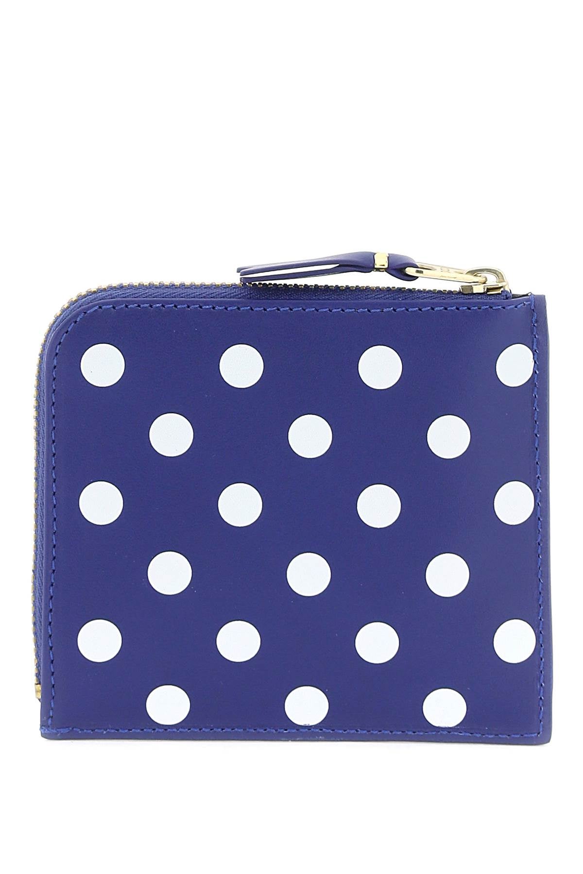 Polka Dots Wallet  - Blue