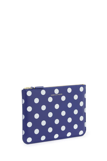 Polka Dots Pouch  - Blue