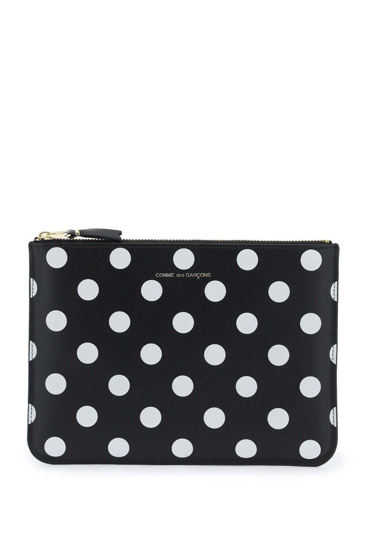 Polka Dots Pouch  - Black