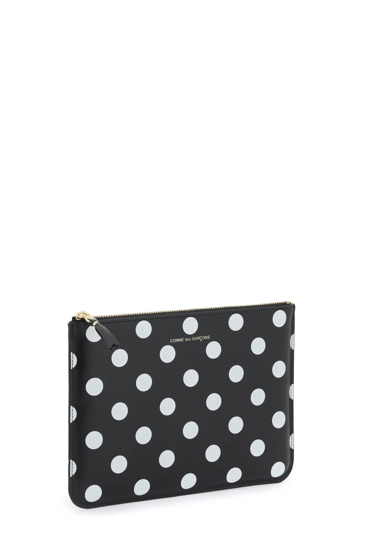 Polka Dots Pouch  - Black