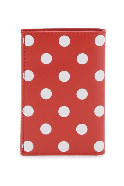 Polka-dot Bifold Wallet  - White