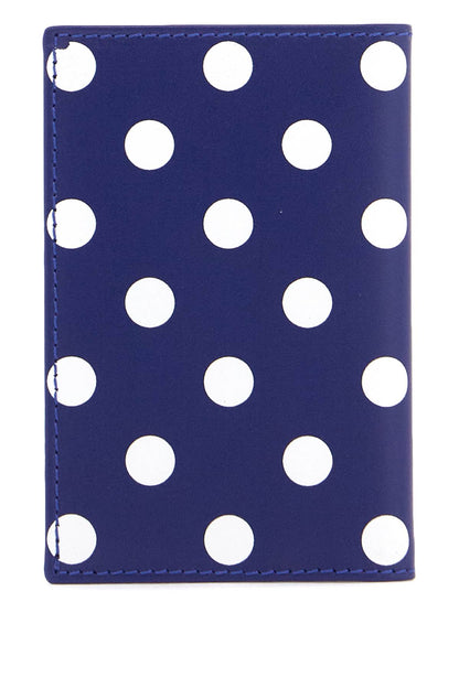 Polka-dot Bifold Wallet  - Blue